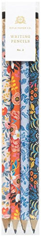 Floral Writing Pencils Set of 12