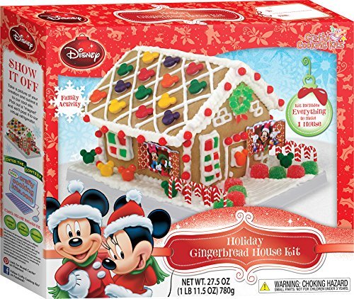 Baketivity Holiday Gingerbread House Kit and Kids Cookbook Bake and Build  Edible Gingerbread House Kids Baking Set With Materials And 