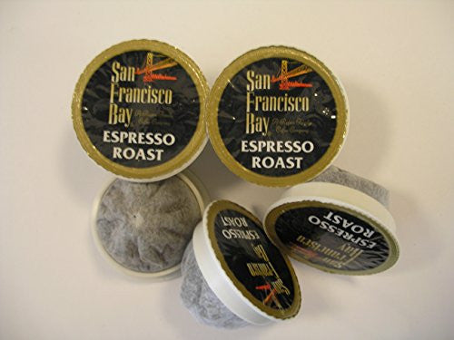 San Francisco Bay Gourmet Coffee OneCup Espresso Roast Coffee 12 Count
