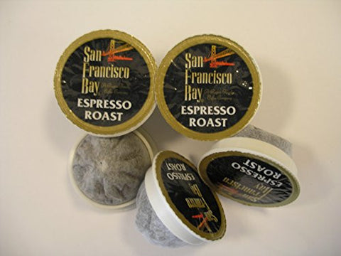 San Francisco Bay Gourmet Coffee OneCup Espresso Roast Coffee 12 Count