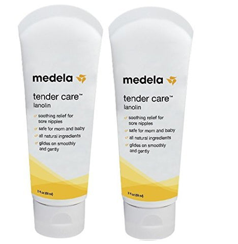 Medela Tender Care Lanolin Tube, 2 ounce (2 Pack)