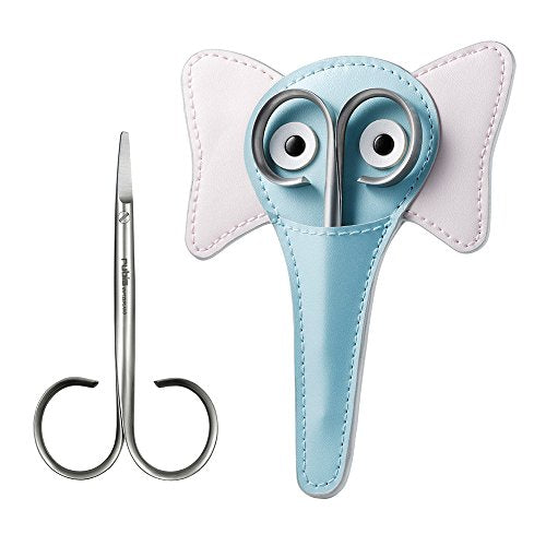 Rubis Nail Scissors with Elephant Pouch