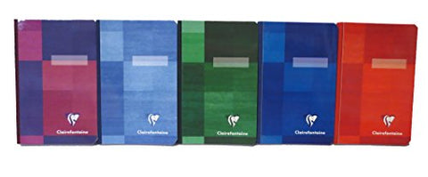 Clairefontaine Classic Notebooks Side Clothbound 3 ¾ x 5 ½ Lined Assorted Covers 96 sheets