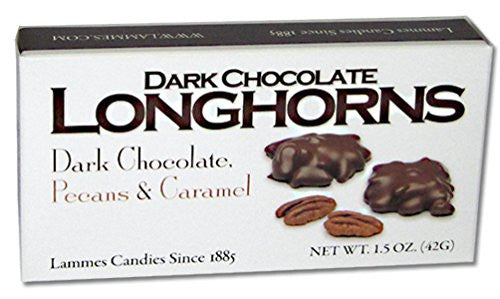 LONGHORNS Dark Choc,1.5oz, 2pc
