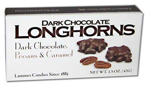 LONGHORNS Dark Choc,1.5oz, 2pc