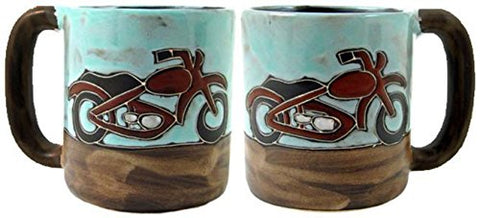 Motorcycle Round Mug 16 Oz.