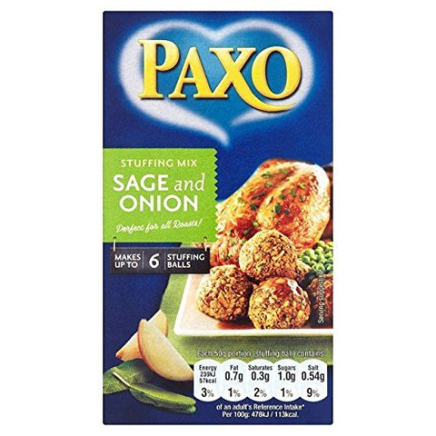 Paxo Sage & Onion Stuffing Mix 2.9oz (85g)