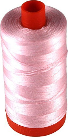 Aurifil- 50wt Cotton 1,422yd, Baby Pink