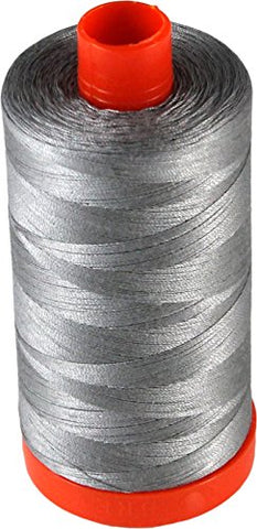 Aurifil- 50wt Cotton 1,422yd, Stainless Steel