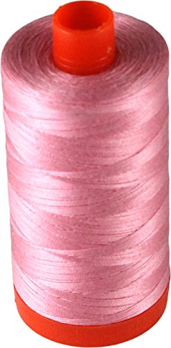 Aurifil- 50wt Cotton 1,422yd, Bright Pink
