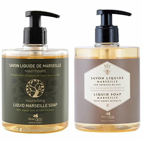 Honey Liquide Marseille Soap & Olive Liquide Marseille Soap - 16.9oz.
