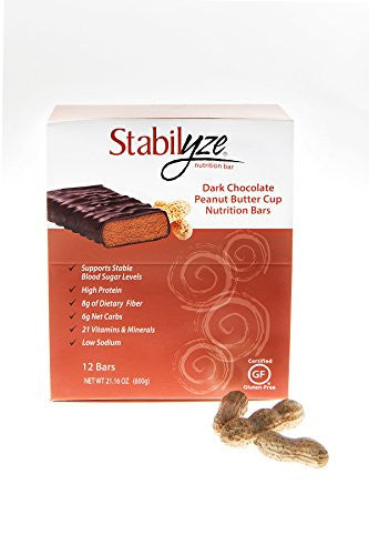 Stabilyze Chocolate Peanut Butter Cup  Nutrition Bar 50gr