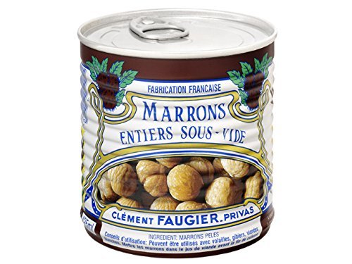 Clement Faugier Whole Peeled Chestnuts,10oz.