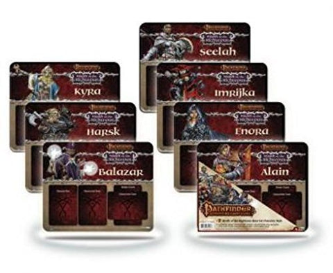 Wrath of the Righteous Base Set Character Mats 7-Pack