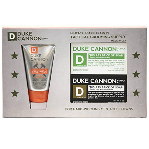 Duke Cannon Tactical Grooming Supply: Face + Shower Gift Set