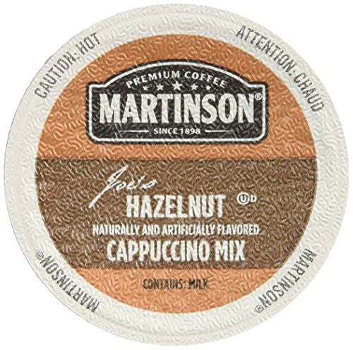 MARTINSON CAPPUCCINO, HAZELNUT CAPPUCCINO (24 SINGLE SERVE CUPS)