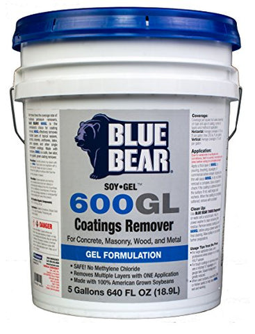 Paint & Urethane Stripper - Soy Gel 5 Gallon