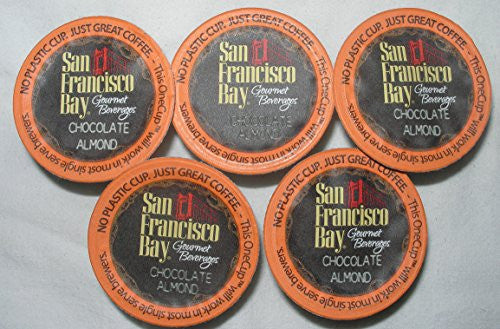 San Francisco Bay Gourmet Coffee OneCup Chocolate Almond Coffee 12 Count