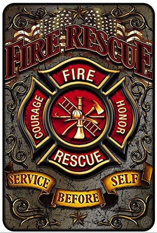 Fire Rescue, Metal Signs