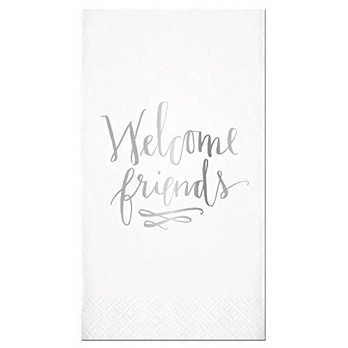 16ct Guest Towel - "Welcome Friends"