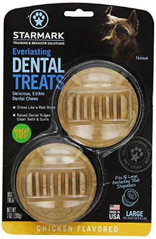 Everlasting Treat with Dental Ridges Chicken USA - Large, 2 Pack