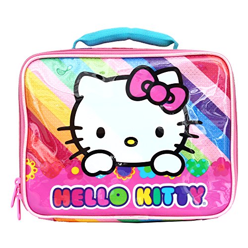 Hello Kitty "Rainbow Hearts" Lunch Kit with Strap