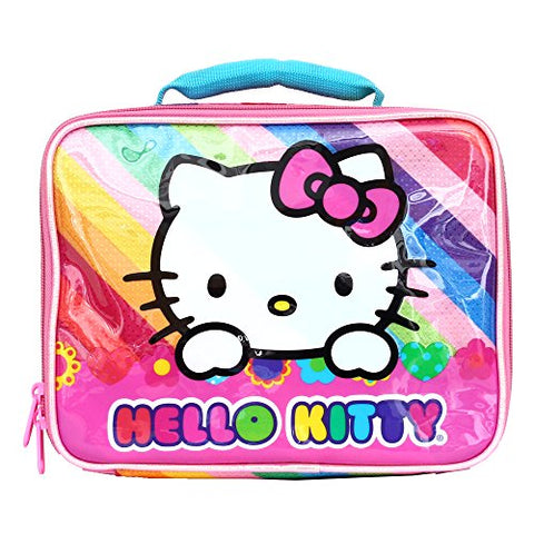 Hello Kitty "Rainbow Hearts" Lunch Kit with Strap