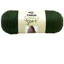 Caron Simply Soft Yarn - Solid Dark Sage 315 Yards 6 OZ