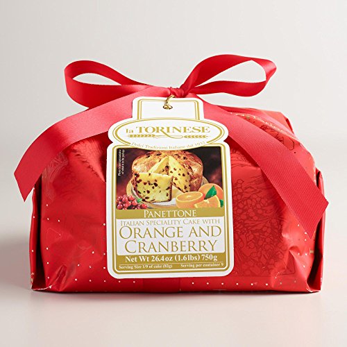Torinese Orange and Cranberry Panettone - 26.4 oz