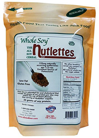 Dixie Carb Counters Whole Soy Nutlettes Soy Cereal NEW 1lb Container Thank you for your trust in our services