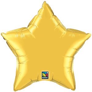 36" Met Gold Star Foil - Flat