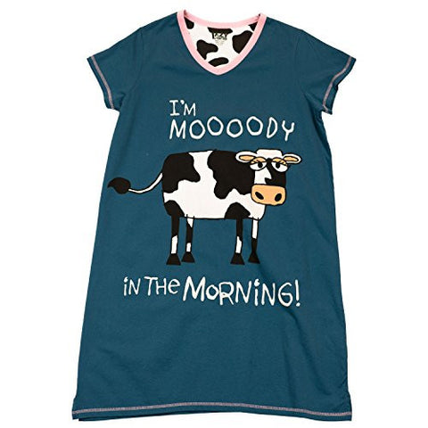 Lazy One I'm Mooody In The Morning - 082, Nightshirt, S - M