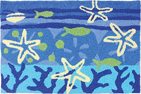 Ocean View, Jellybean Rug 21" x 33"