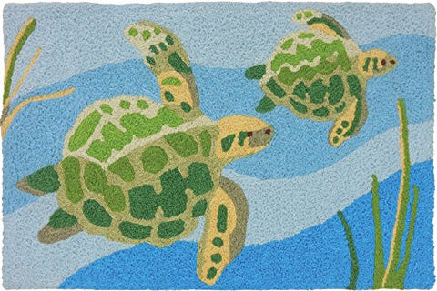 Sea Turtles, Jellybean Rug 21" x 33"