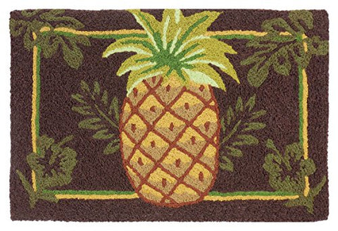 Welcoming Pineapple, Jellybean Rug 21" x 33"