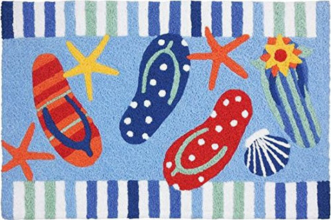 Starfish & Sandals, Jellybean Rug 21" x 33"