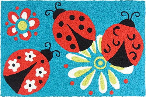 Ladybug Attire, Jellybean Rug 21" x 33"