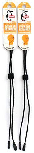 Eyewear Retainers, Rope, Slip Fit,  Black