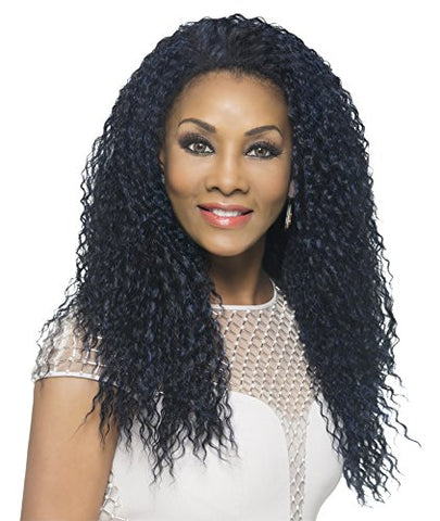 22” Long Layered Straw Curl - Off Black