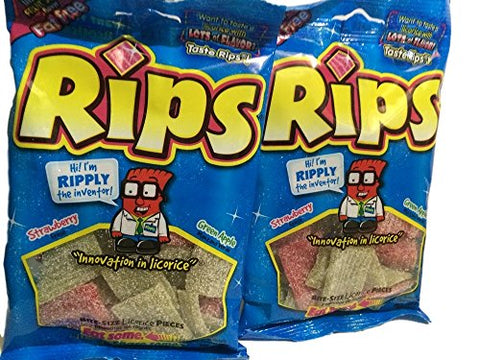 Rips Bite-Size Strawberry/Apple Pieces (4 oz. Peg Bag)