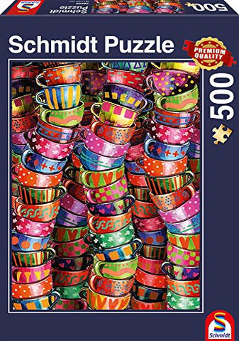Schmidt Spiele - Puzzle: 500 Colorful Mugs