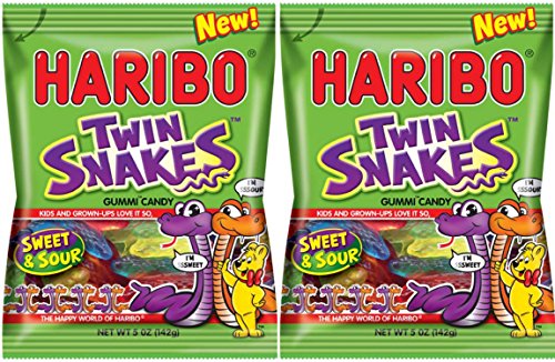 Haribo Twin Snakes 5oz