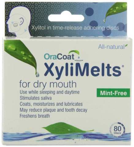 XyliMelts Mint Free, 40 tablets per box