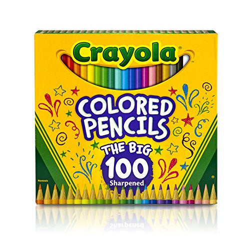 100 ct. Colored Pencils, 100 different colors