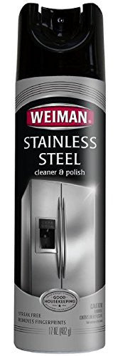 Weiman Stainless Steel Cleaner & Polish, 17.0 oz Aerosol