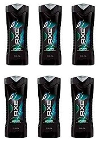 Axe Apollo Shower Gel Travel Size 3 Ounce (Pack Of 6)