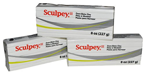 Sculpey III White, 8 oz