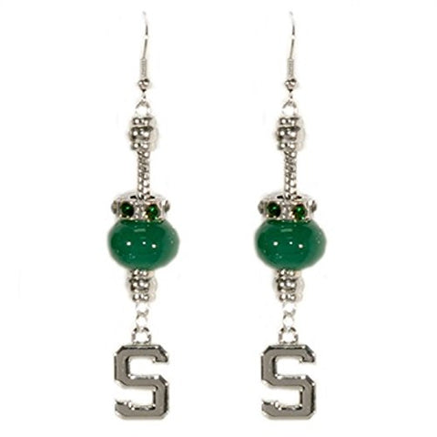 Homecoming Pride Earrings, Michigan State