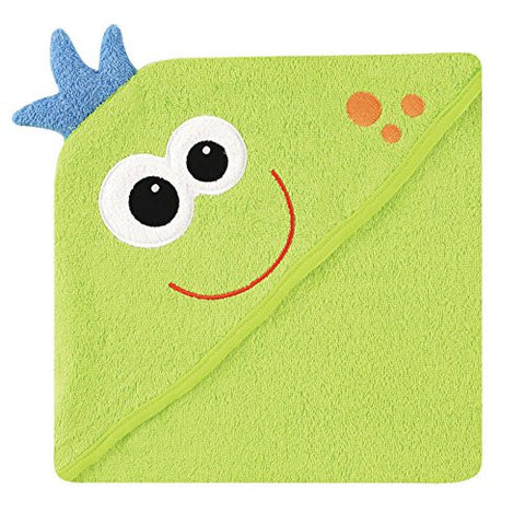 Luvable Friends, Animal Face Hooded Towel, Monster, One Size