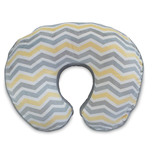 Luxe Slipcover - Chevron, Gray/Yellow